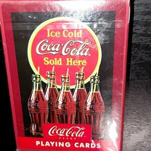 Vintage Coca Cola Playing Cards... New In Sealed Package